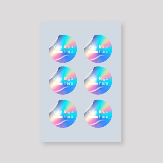 Zestaw wlepek holograficznych